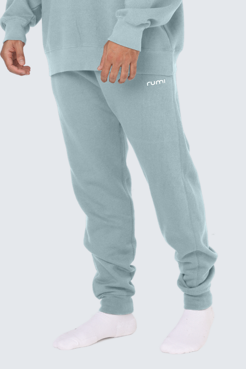 MU Moon Sweatpants Fleece Slim - Peacock Light