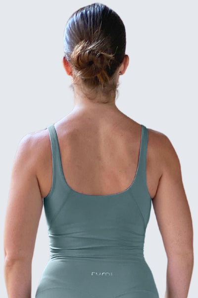 W SunSoft Tank Bra - Teal Light