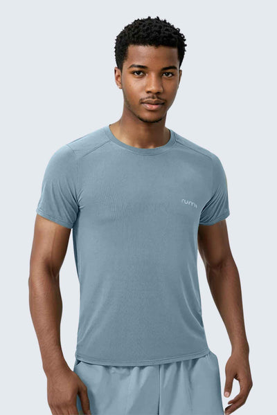 MU Sun Fit Tee Terra - Ash Blue