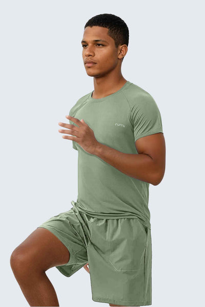 MU Sun Fit Tee Terra - Pistachio