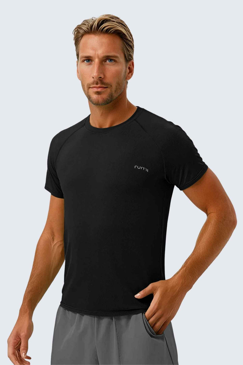 MU Sun Fit Tee Terra - Black