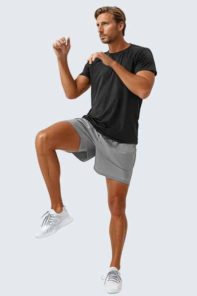 U StarAir Train Shorts 4" - Pebble