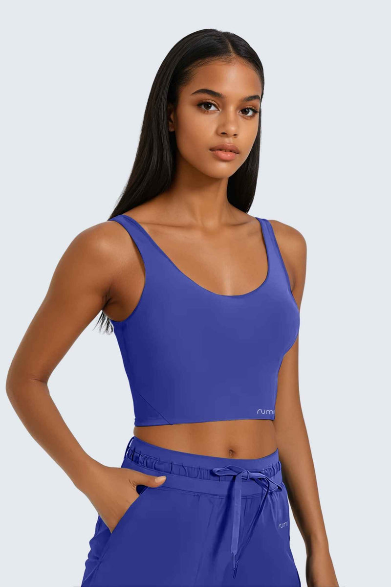 W SunSoft Tank Bra - Cobalt