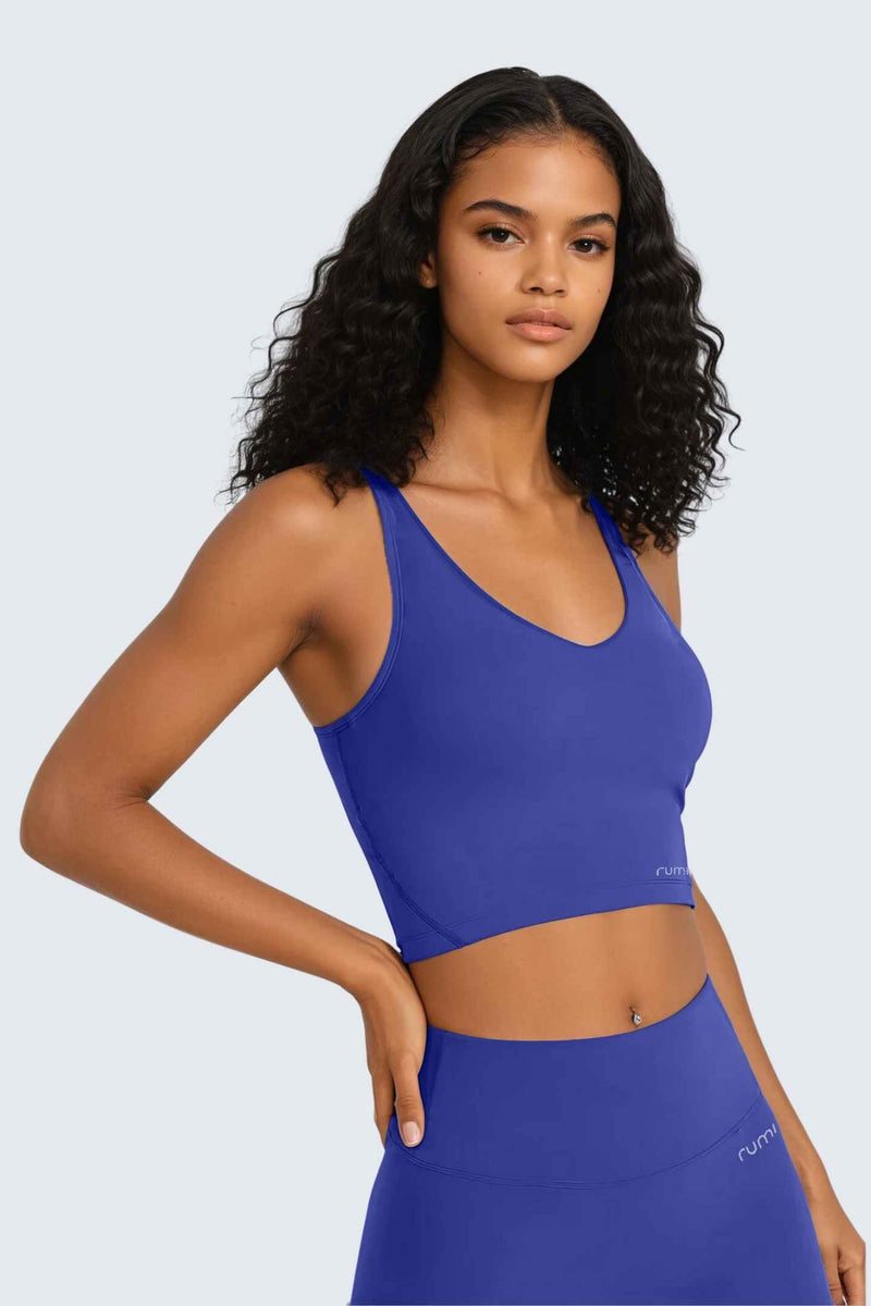 W SunSoft Tank Bra - Cobalt