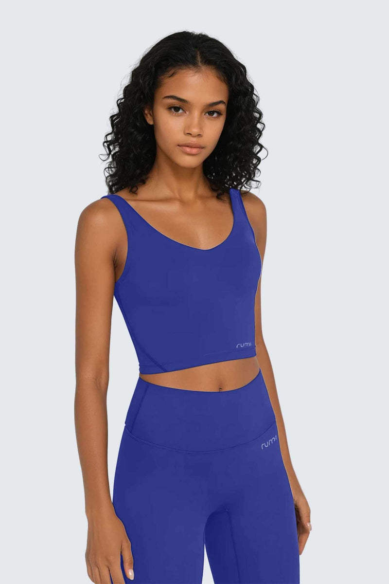 W SunSoft Tank Bra - Cobalt
