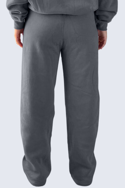 WU Moon Sweatpants Relaxed Open Fleece - Stone