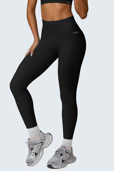 W SunRib Fit Pants 25" - Black
