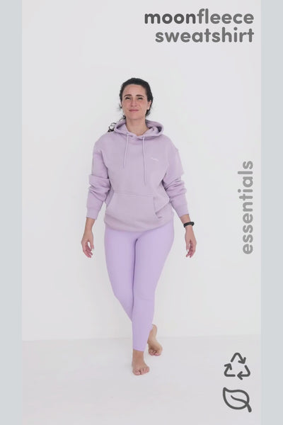 WU Moon Sweatshirt Fleece + Hoodie - Lavender