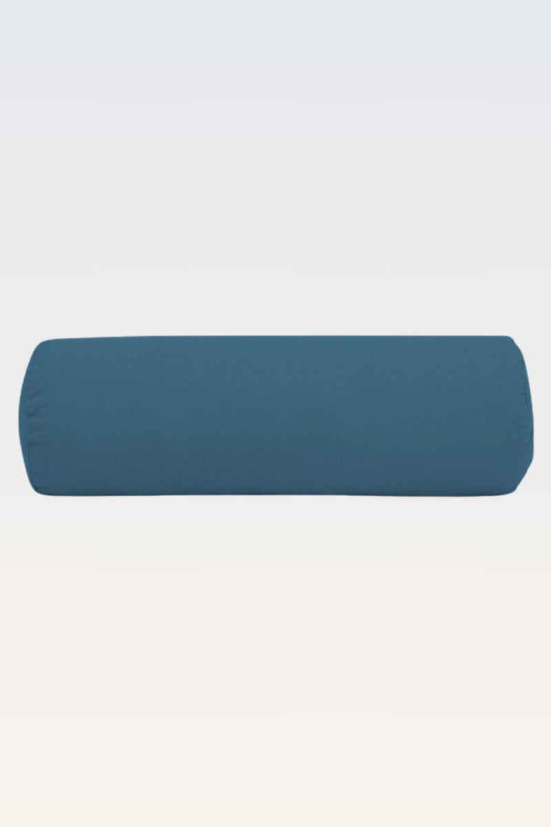 Rumi Earth - Cotton Yoga Bolster – Round - Indigo - RU - YCB - RD - IO - Yoga Props