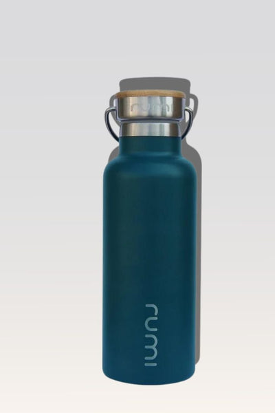 Rumi Earth - Lota Bottle – Insulated – 473 ml – Bamboo Lid - Midnight - RU - LT - I - NB473MT - Bottles