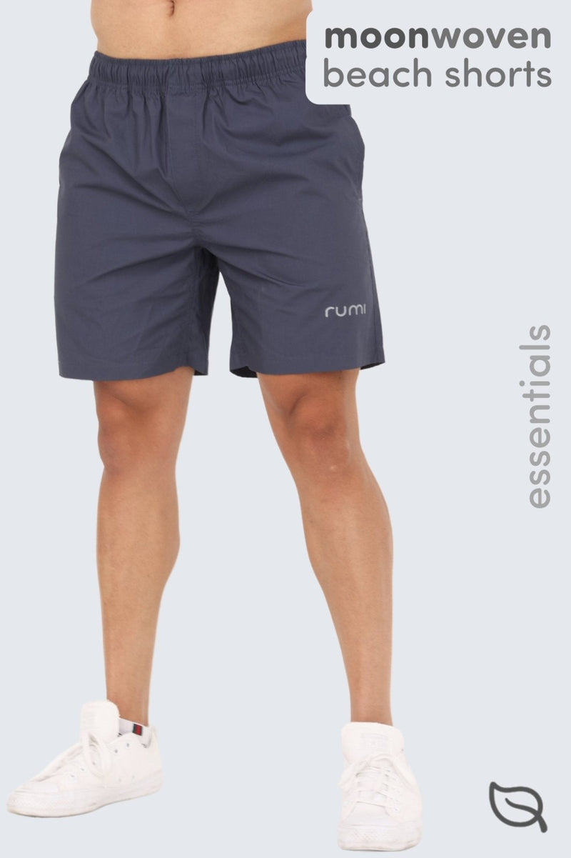 Rumi Earth - M Moon Beach Shorts - Midnight - R514460MTS - Bottoms