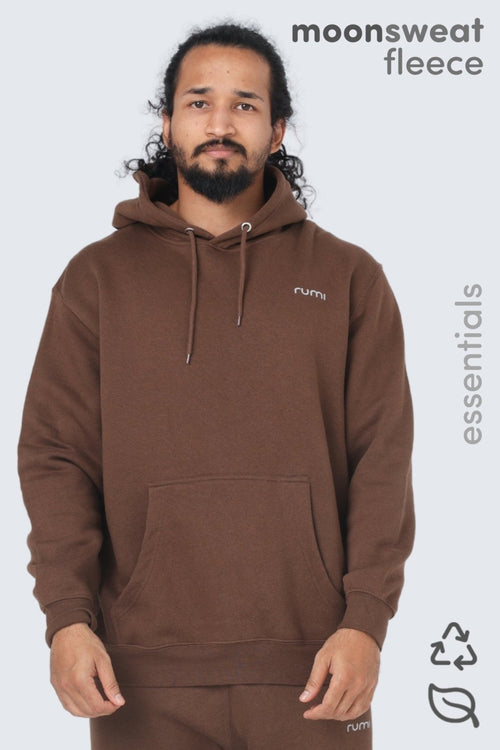 MU Moon Sweatshirt Fleece + Hoodie - Cocoa