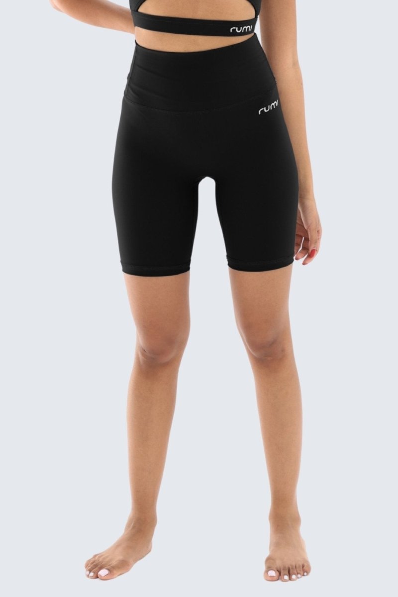 Rumi Earth - W Sun Zen Shorts 8" - Black - R124440BKP - Bottoms