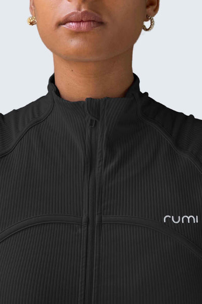 Rumi Earth - W SunRib Fit Jacket - Black - R128201BKP - Jacket