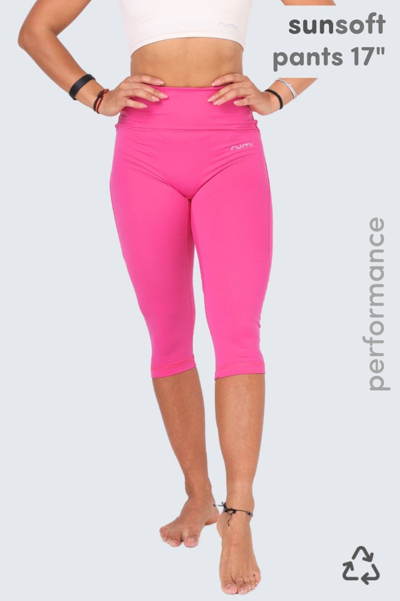 Rumi Earth - W SunSoft Flow Pants 17" - Rose Glow - R124122RWP - Bottoms