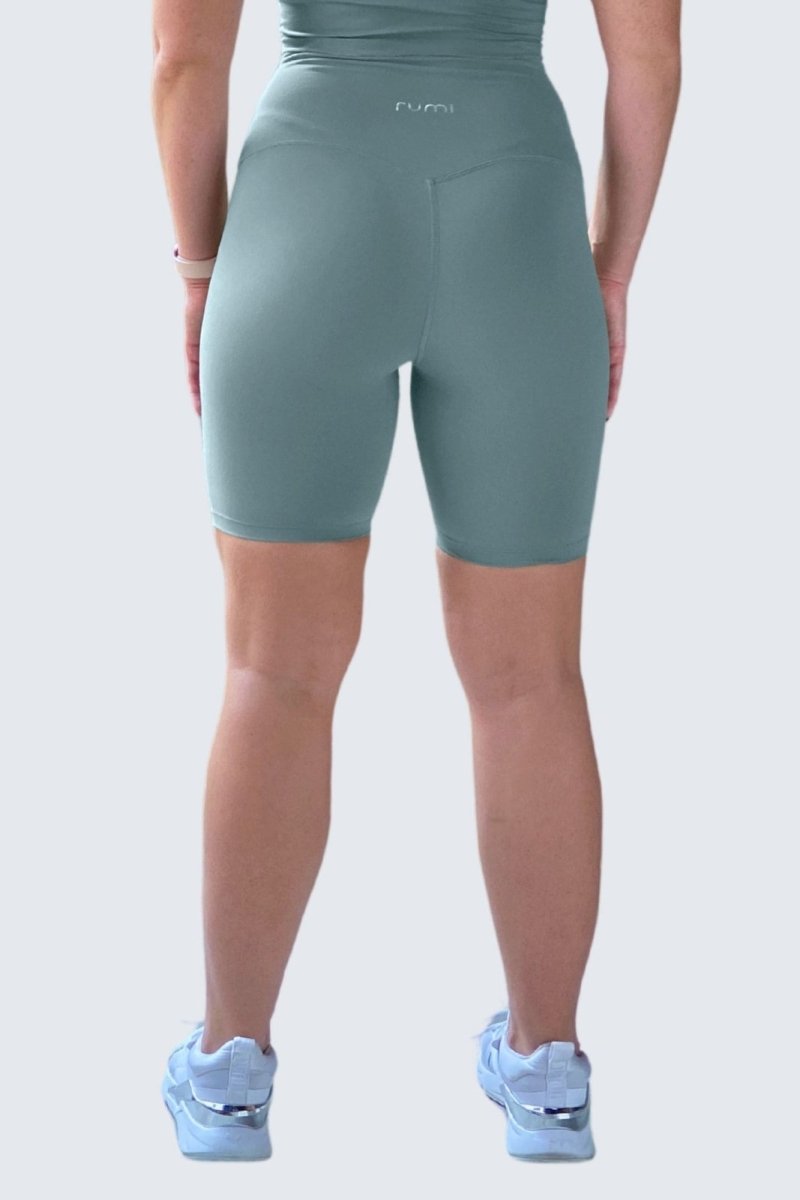 Rumi Earth - W Sunsoft Flow Shorts 8" - Teal Light - R124126TLP - Bottoms