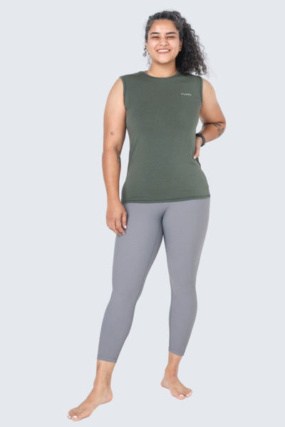 Rumi Earth - WU Move Tank - Olive Deep - R531310ODP - Tops