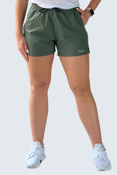 Rumi Earth - WU StarAir Rush Shorts - Olive Deep - R125005DOP - Bottoms